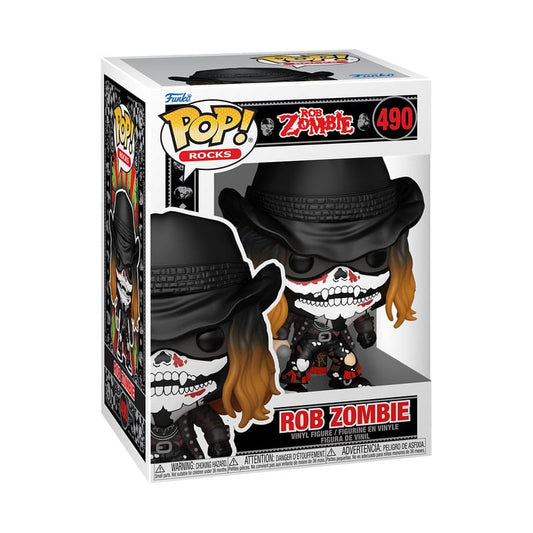 Rob Zombie POP! Rocks Vinyl Figur Rob Zombie w/Bandana 9 cm Image 2