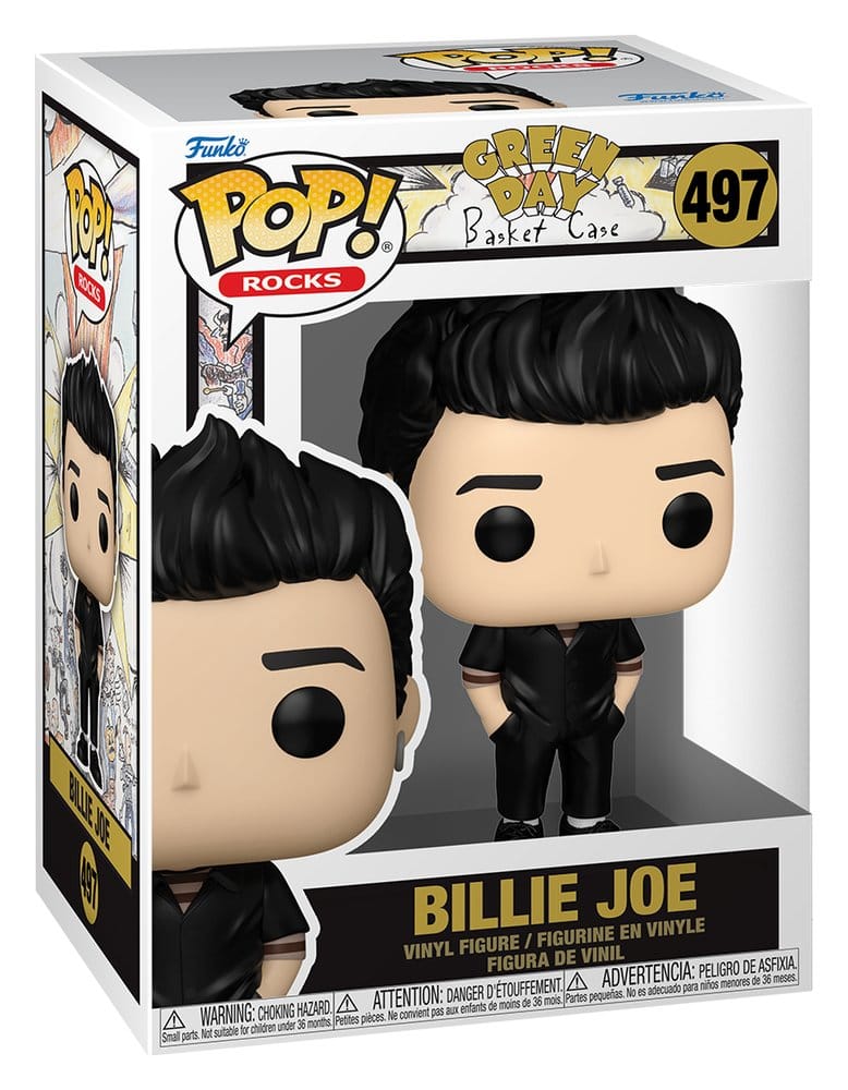 Green Day POP! Rocks Vinyl Figur Billie Joe (Basket Case) 9 cm Image 2