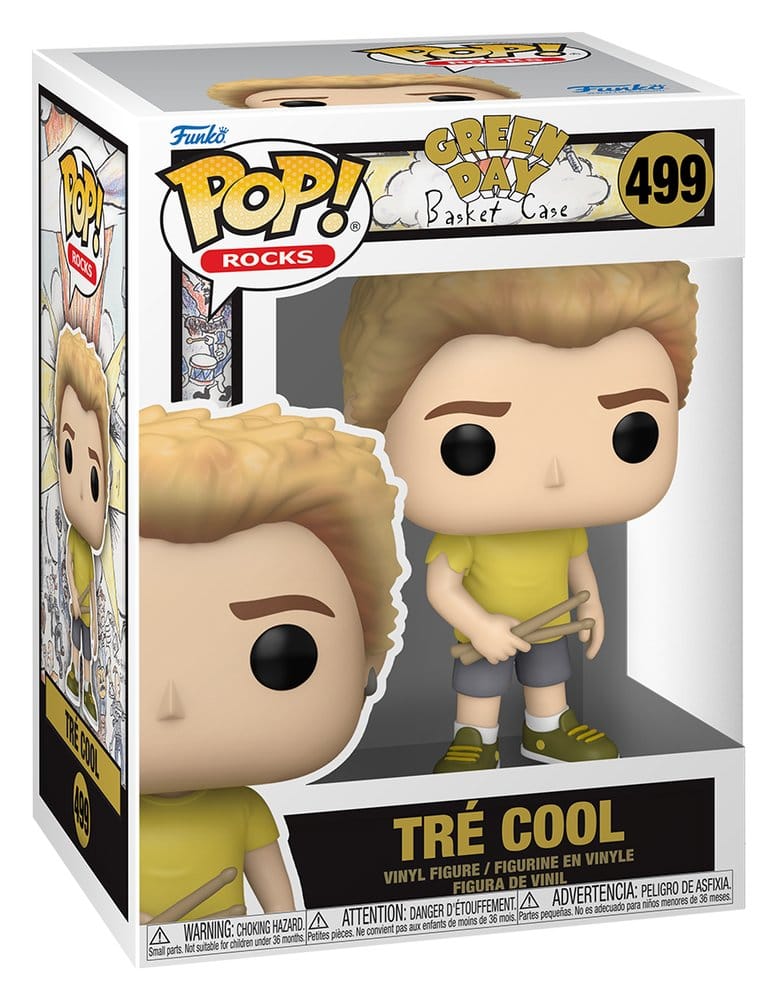 Green Day POP! Rocks Vinyl Figur Tre Cool (Basket Case) 9 cm Image 2