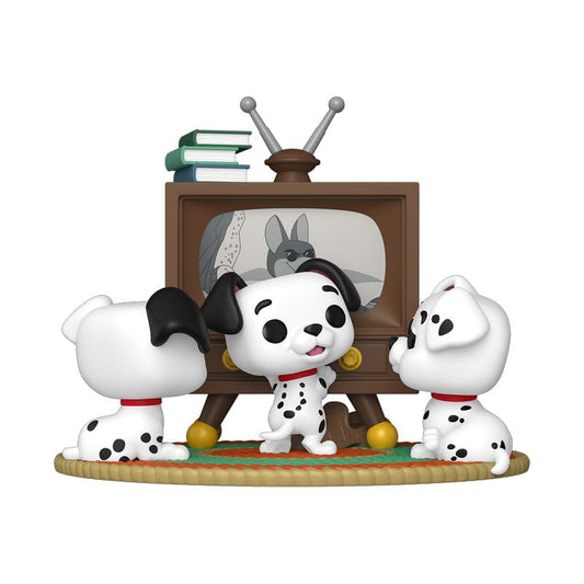 101 Dalmatiner POP Moment Vinyl Figuren Rolly, Patch & Lucky with TV 9 cm Image 1