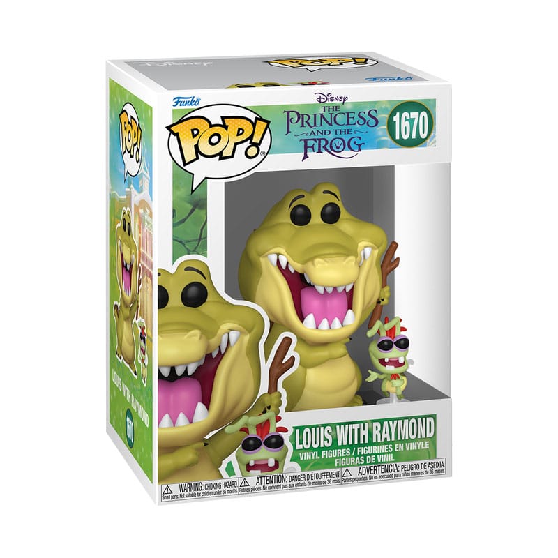 Küss den Frosch POP! Disney Vinyl Figur Louis w/Raymond 9 cm Image 2