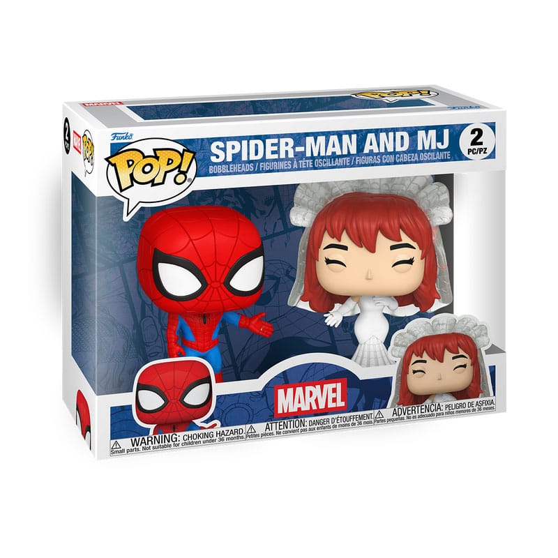 Marvel POP! Vinyl Figuren 2er-Pack Superhero Couples- SM & MJ 9 cm Image 2