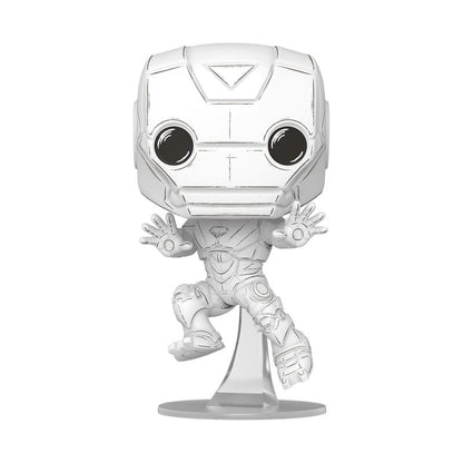 Marvel POP! Vinyl Figur Sketched - Iron Man 9 cm Image 1