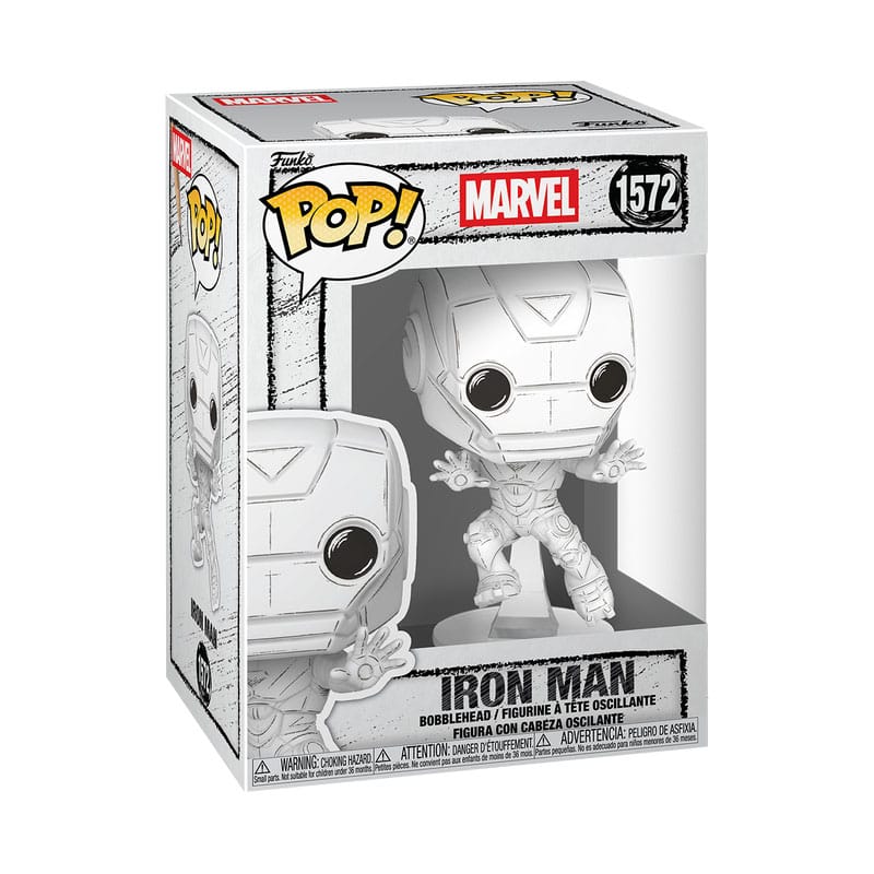 Marvel POP! Vinyl Figur Sketched - Iron Man 9 cm Image 2