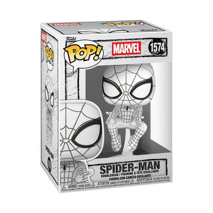 Marvel POP! Vinyl Figur Sketched - Spider-Man 9 cm Image 2