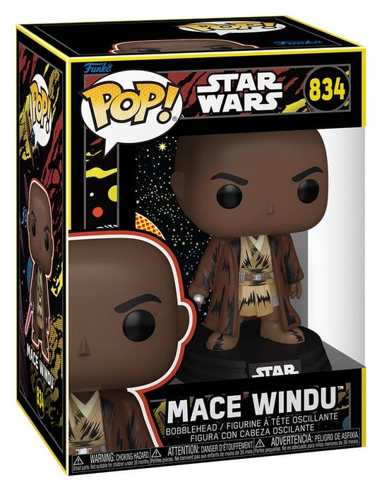 Star Wars: Mandalorian & Grogu POP! Vinyl Figur Mace Windu (Retro) 9 cm Image 2