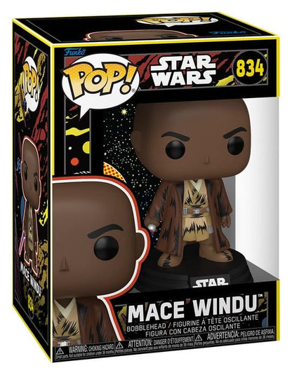 Star Wars: Mandalorian & Grogu POP! Vinyl Figur Mace Windu (Retro) 9 cm Image 2