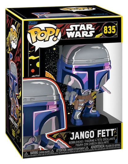 Star Wars: Mandalorian & Grogu POP! Vinyl Figur Jango Fett (Retro) 9 cm Image 2