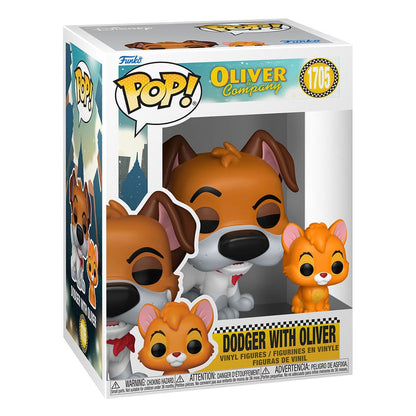 Oliver & Co. POP!&Buddy Movies Vinyl Figuren Dodger w/Oliver w/Chase 9 cm Sortiment (6) Image 2