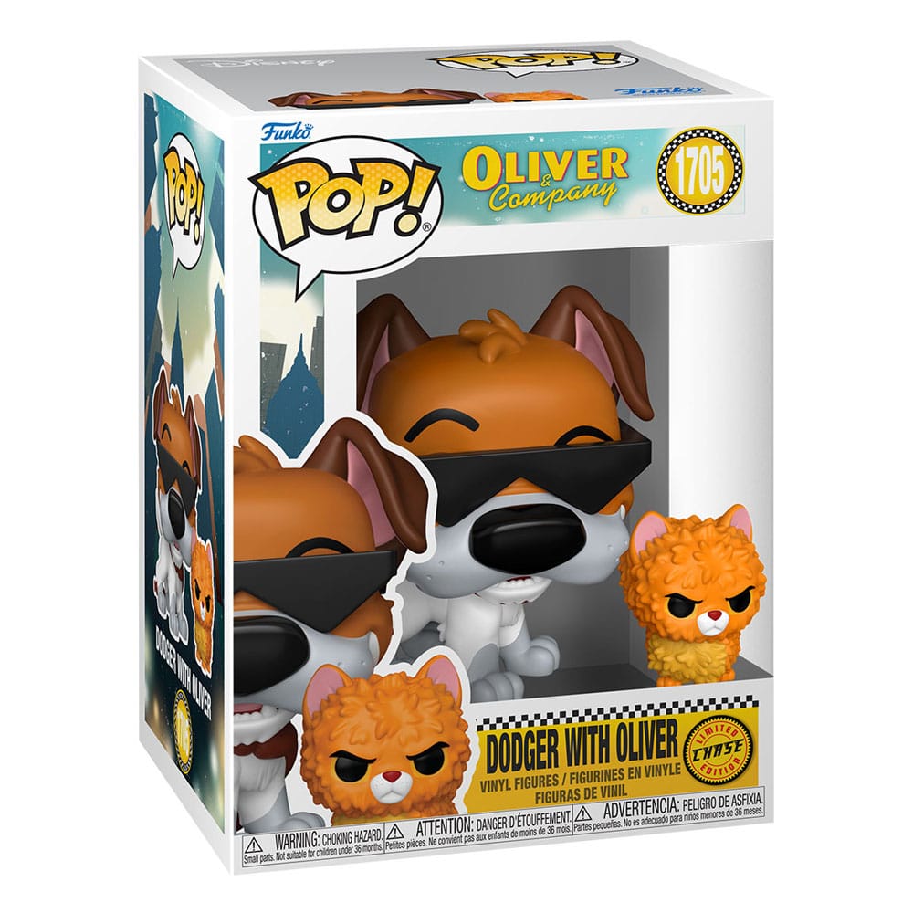 Oliver & Co. POP!&Buddy Movies Vinyl Figuren Dodger w/Oliver w/Chase 9 cm Sortiment (6) Image 4