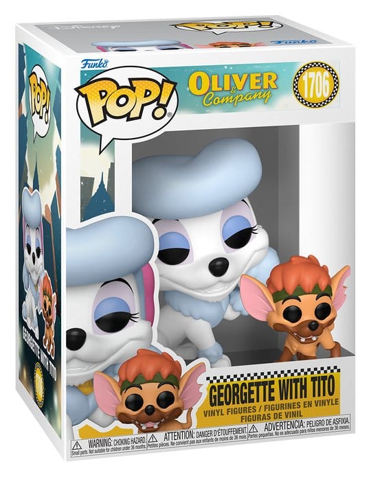 Oliver & Co. POP&Buddy Vinyl Figur Georgette w/Tito 9 cm Image 2