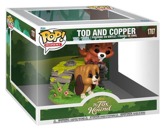 Cap und Capper POP Moments Vinyl Figuren Tod & Copper 9 cm Image 2