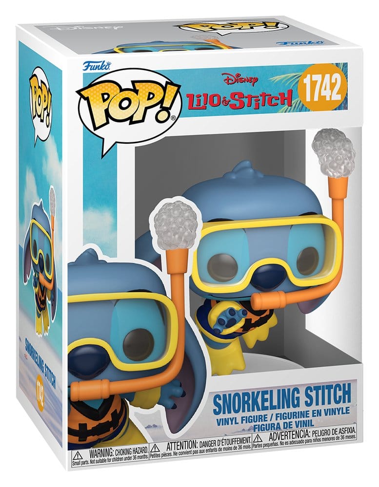 Lilo & Stitch POP! Vinyl Figur Snorkeling Stitch 9 cm Image 2