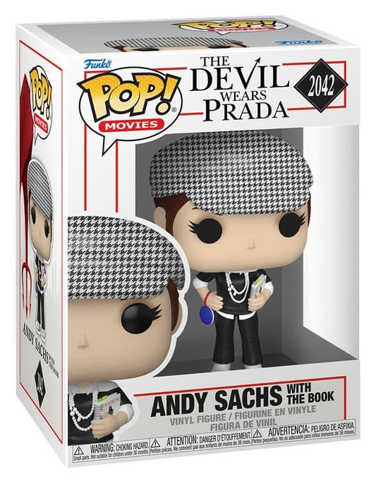 Der Teufel trägt Prada POP! Movies Vinyl Figur Andy Sachs? withThe Book 9 cm Image 2
