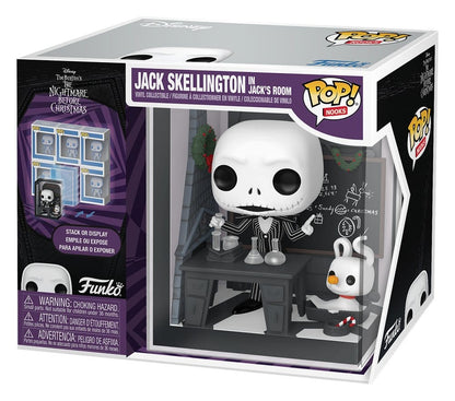 Nightmare Before Christmas POP! Nooks Vinyl Figur Jack Skellington's Room 9 cm Image 2