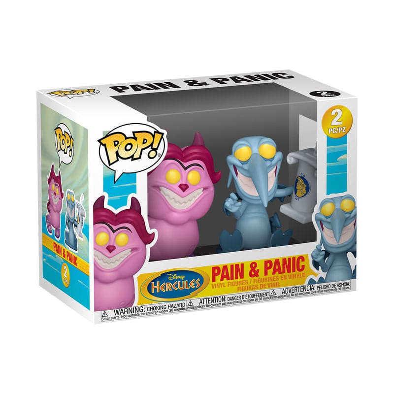 Hercules POP! Television Vinyl Figuren 2er-Pack Panic & Pain 9 cm Image 2