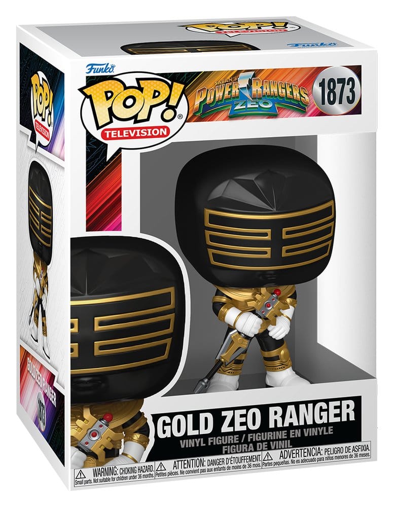 Power Rangers Zeo POP! Movies Vinyl Figuren Zeo Ranger Gold 9 cm Image 2