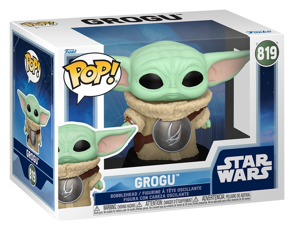 Star Wars: The Mandalorian and Grogu POP! Vinyl Wackelkopf-Figur Grogu 9 cm Image 2
