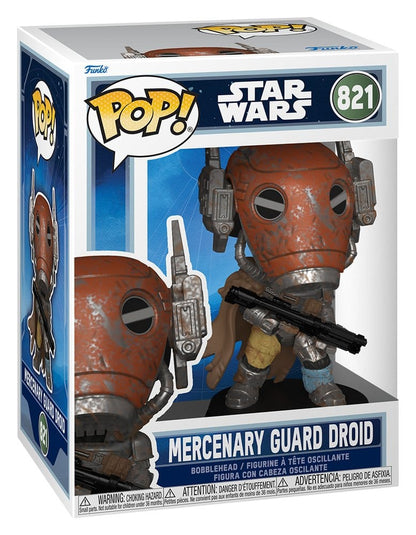 Star Wars: The Mandalorian and Grogu POP! Vinyl Wackelkopf-Figur Mercenary Guard Droid 9 cm Image 2