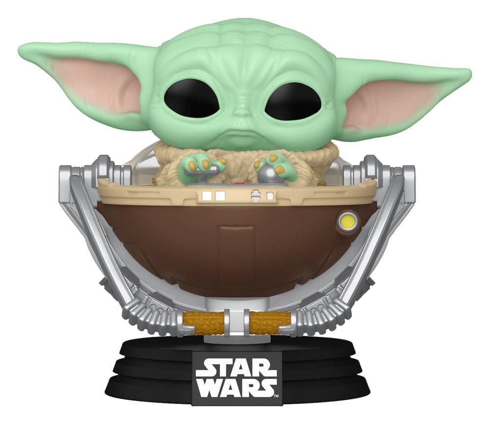 Star Wars: The Mandalorian and Grogu POP! Vinyl Wackelkopf-Figur Grogu in Pram 9 cm Image 1