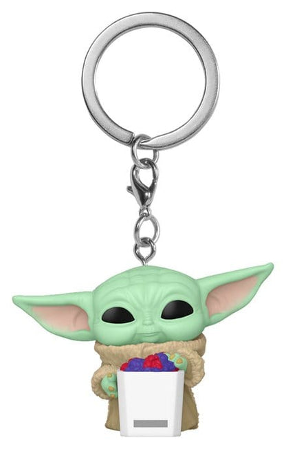 Star Wars: The Mandalorian and Grogu Pocket POP! Vinyl Schlüsselanhänger 4 cm Grogu with Popcorn Display (12) Image 1