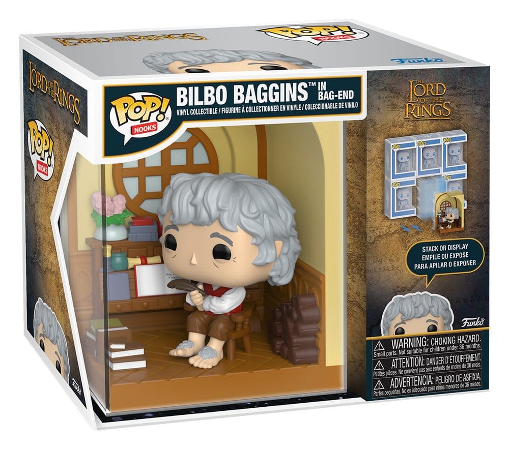 Herr der Ringe POP! Nooks Vinyl Diorama Bilbo Beutlin Image 2