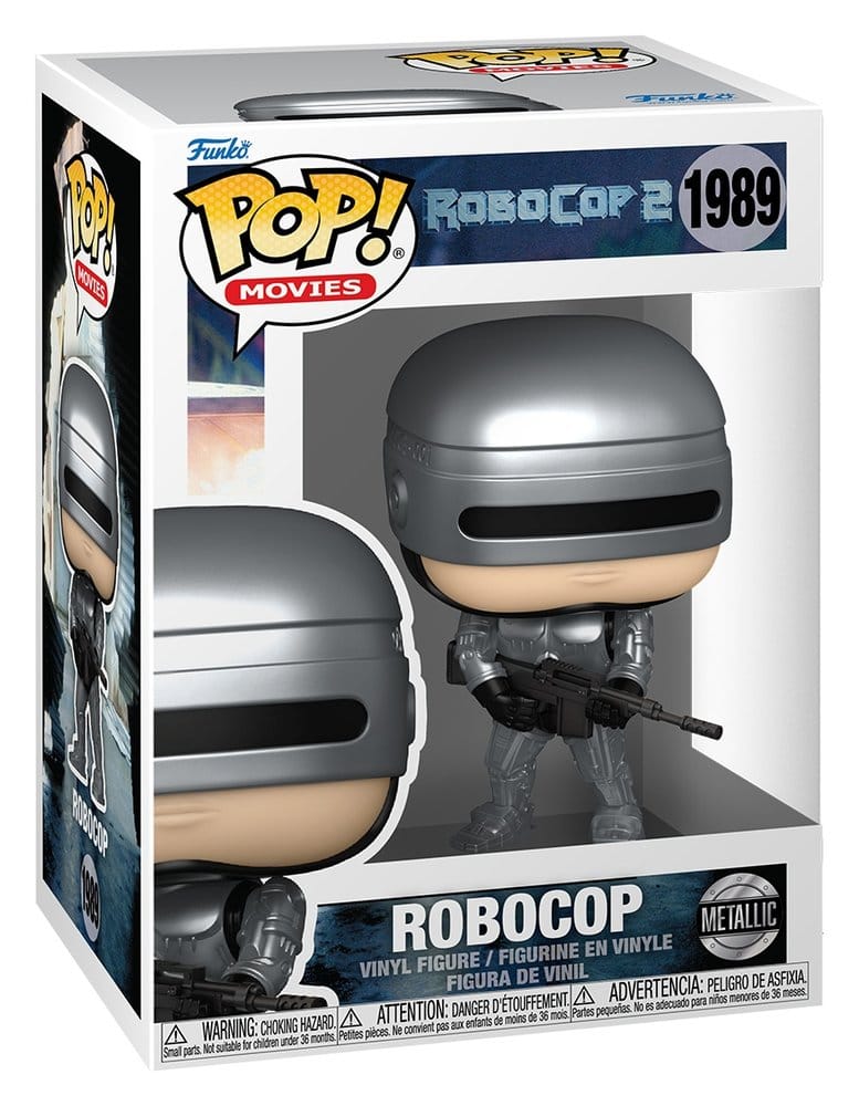 Robocop POP! Movies Vinyl Figuren Robocop (Metallic) with Chase 9 cm Sortiment (6) Image 3