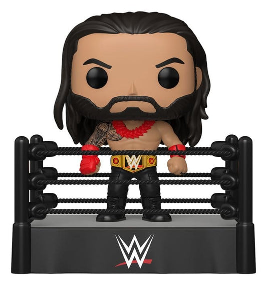 WWE POP! Deluxe Vinyl Figur Roman Reigns in Ring 9 cm Image 1