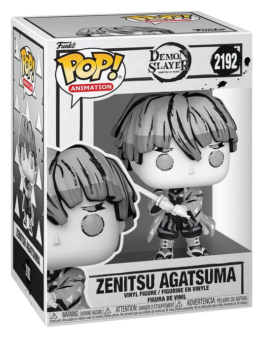 Demon Slayer: Kimetsu no Yaiba POP! Animation Vinyl Figuren Zenitsu(Sumi-Ink) 9 cm Image 2
