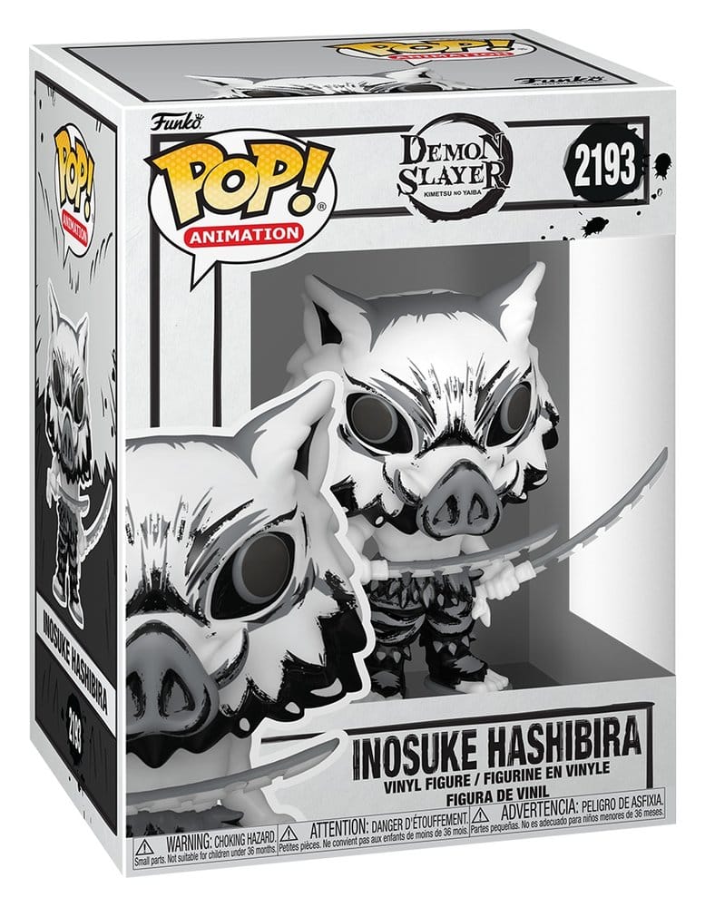 Demon Slayer: Kimetsu no Yaiba POP! Animation Vinyl Figuren Inosuke(Sumi-Ink) 9 cm Image 2