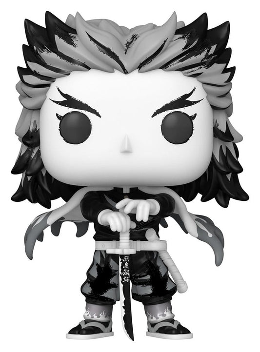 Demon Slayer: Kimetsu no Yaiba POP! Animation Vinyl Figuren Rengoku(Sumi-Ink) 9 cm Image 1