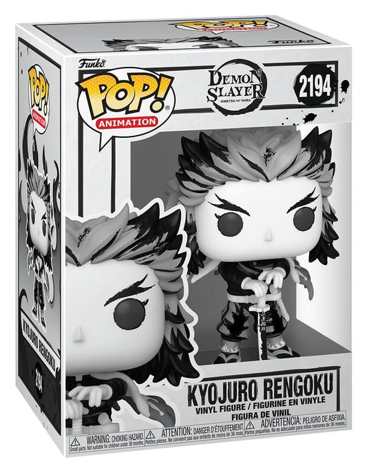 Demon Slayer: Kimetsu no Yaiba POP! Animation Vinyl Figuren Rengoku(Sumi-Ink) 9 cm Image 2