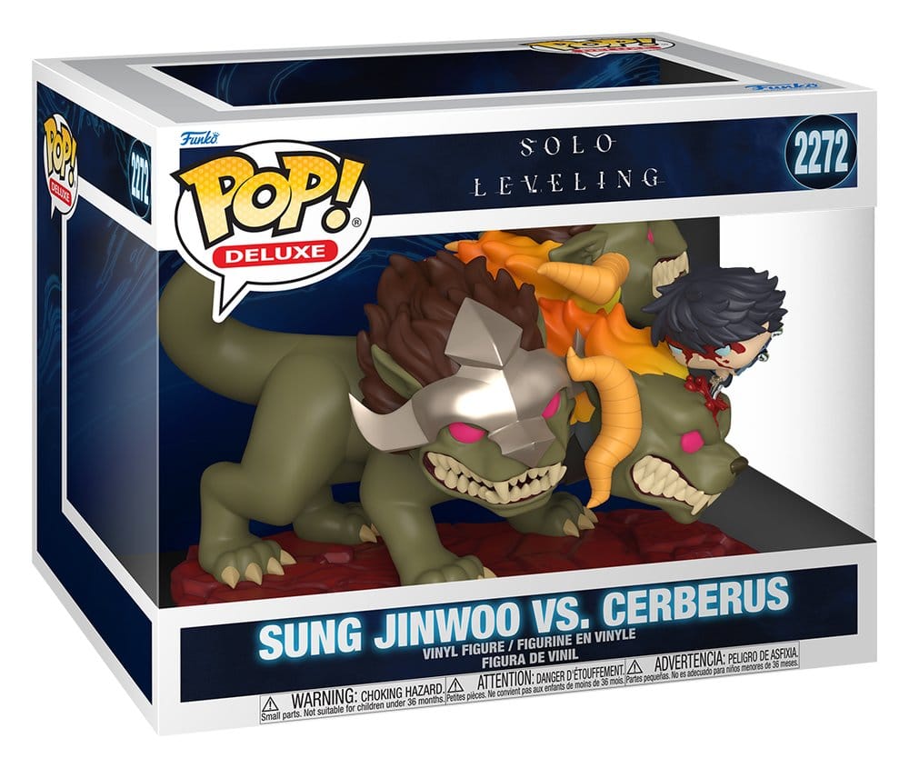 Solo Leveling POP! Deluxe Vinyl Figur Jinwoo Vs Cerberus 9 cm Image 2