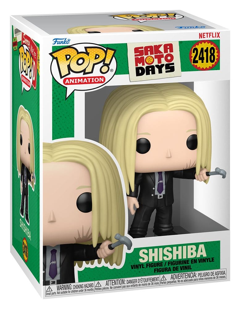 Sakamoto Days POP! Animation Vinyl Figur Shishiba 9 cm Image 2