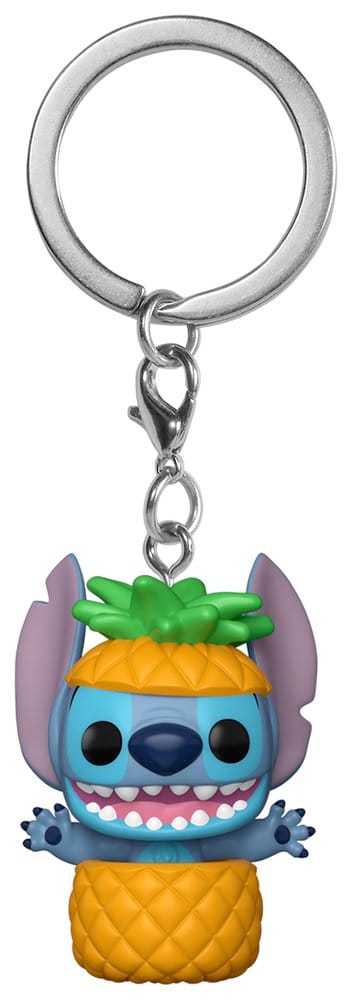 Lilo&Stitch POP! Vinyl Schlüsselanhänger 4 cm Stitch in pineapple Display (12) Image 1