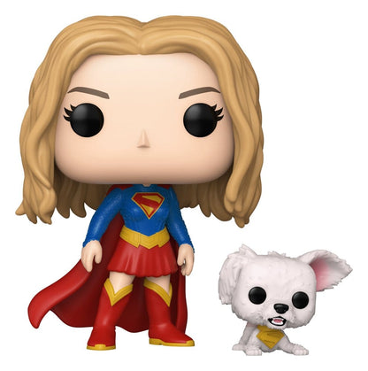 Supergirl (2026) POP! Heroes Vinyl Figur Supergirl with Puppy Krypto 9 cm Image 1