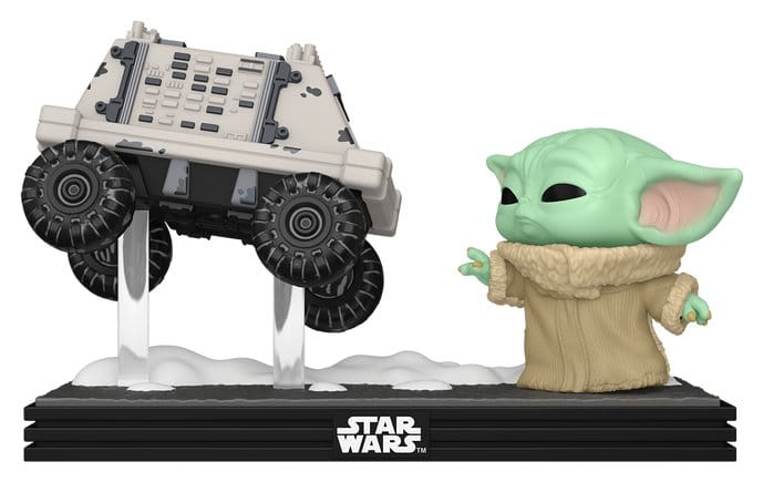 Star Wars: The Mandalorian and Grogu POP! Moment Vinyl Figuren Grogu with Polar Mouse Droid 9 cm Image 1