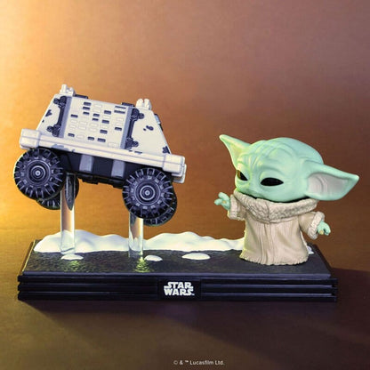 Star Wars: The Mandalorian and Grogu POP! Moment Vinyl Figuren Grogu with Polar Mouse Droid 9 cm Image 2