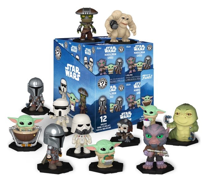 Star Wars Mystery Minis Minifiguren 5 cm The Mandalorian and Grogu Series 2 Display (12) Image 2