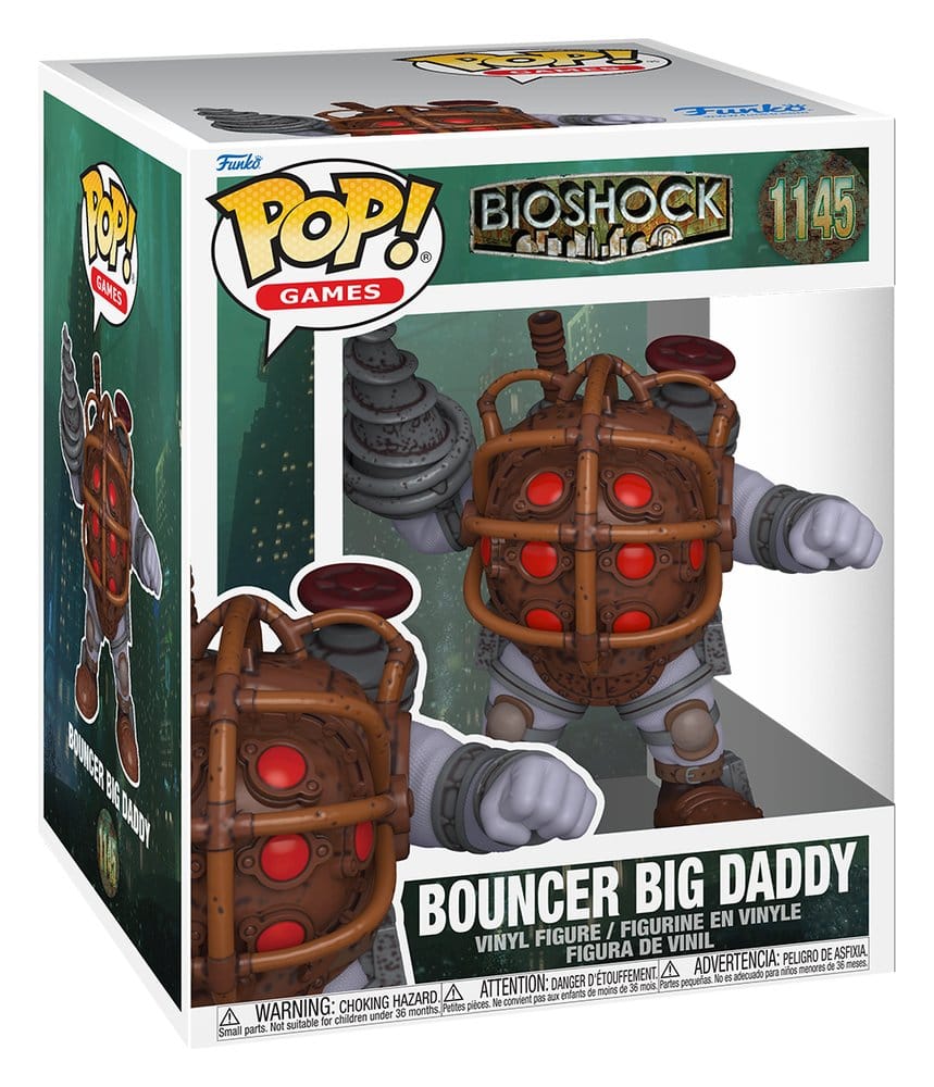 Bioshock Super Sized POP! Vinyl Figur Bouncer Big Daddy 15 cm Image 2