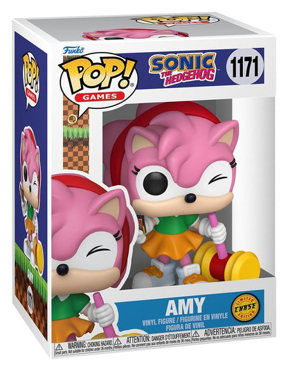 Sonic - The Hedgehog POP! Games Vinyl Figuren Amy Rose with Piko Hammer with Chase 9 cm Sortiment (6) Image 5
