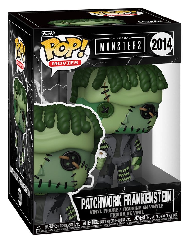 Universal Monsters Patchwork POP! Movies Vinyl Figur Frankenstein's Monster 9 cm Image 2
