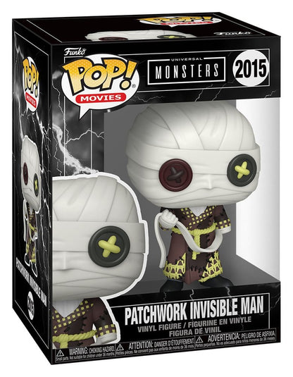 Universal Monsters Patchwork POP! Movies Vinyl Figur Invisible Man 9 cm Image 2