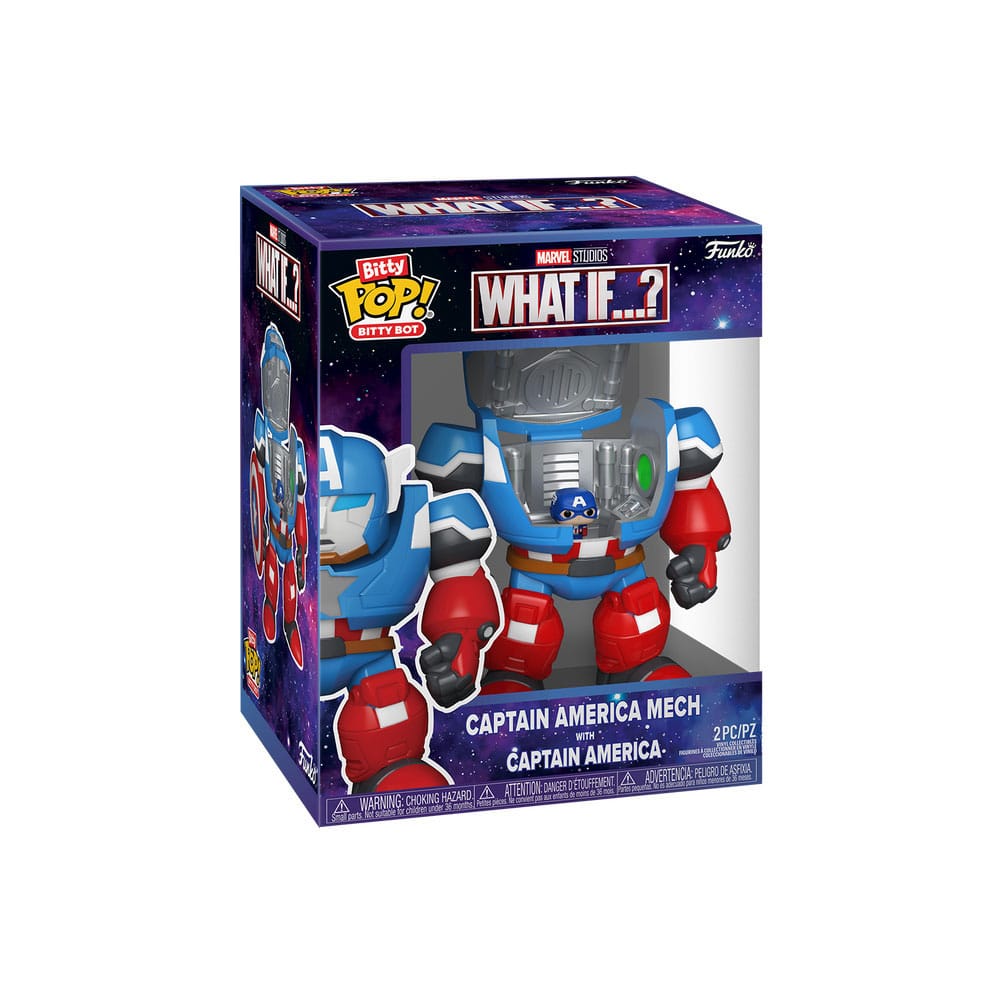 Marvel Bitty POP! Bots Figur WI- CA Mech w/Cap 11,7 cm Image 5