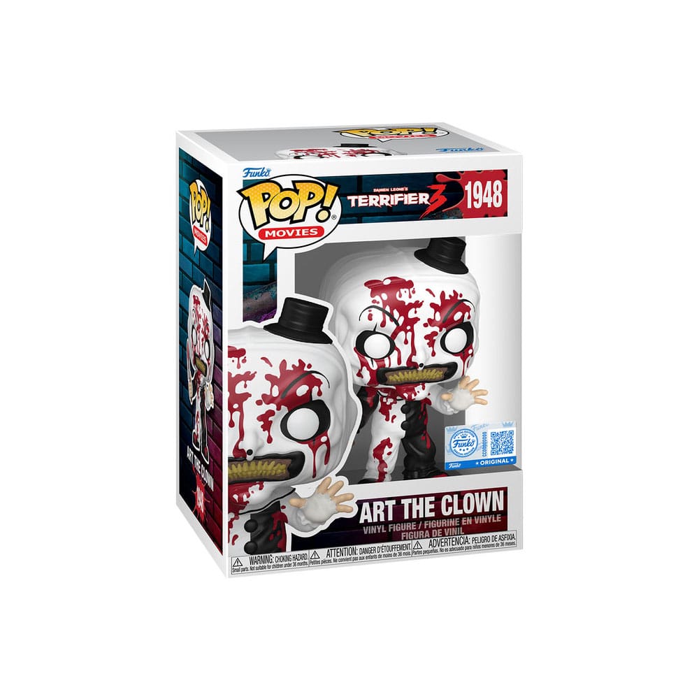 Terrifier POP! Movies Vinyl Figur Art the Clown (BD) w/CH heo exclusive Sortiment  (6) 9 cm Image 2