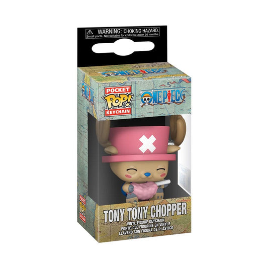 One Piece POP! Vinyl Schlüsselanhänger 4 cm Chopper w/Cotton Candy Display (12) Image 2