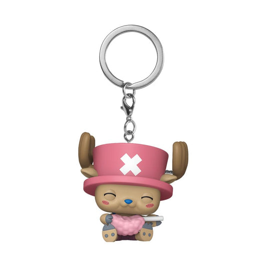 One Piece POP! Vinyl Schlüsselanhänger 4 cm Chopper w/Cotton Candy Display (12) Image 1