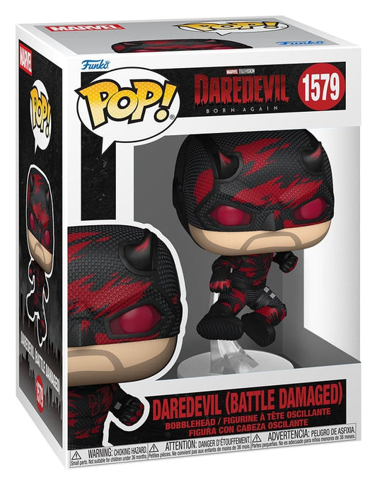 Daredevil: Born Again POP! Marvel Vinyl Figur Daredevil (Battle Damaged) 9 cm Image 2