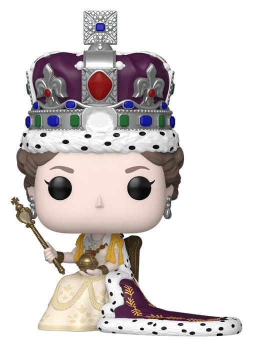Queen Elizabeth II POP! Premium Vinyl Figur 100th- Queen Elizabeth II (Coronation) 9 cm Image 1
