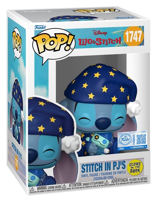 Lilo & Stitch POP! Vinyl Figur Stitch Starry PJs (GW) 9 cm Image 2